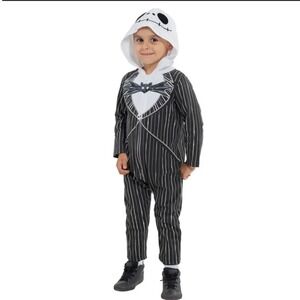 Disney Nightmare Before Christmas Jack Skellington Onesie Pajamas XS